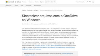
                            9. Sincronizar arquivos com o cliente de sincronização do OneDrive no ...