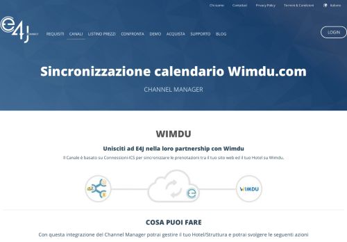 
                            6. Sincronizzazione calendario Wimdu, Channel Manager