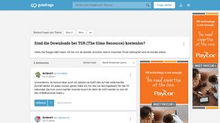 
                            10. Sind die Downloads bei TSR (The SIms Resource) kostenlos? (Sims 3 ...