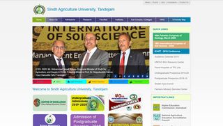 
                            3. Sindh Agriculture University, Tandojam: Home