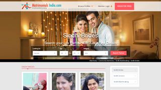 
                            10. Sindhi Brides Matrimony - Sindhi Girls for Marriage, Wedding ...