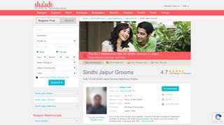 
                            7. Sindhi Jaipur Grooms - Shaadi.com