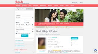 
                            10. Sindhi Rajkot Brides - Shaadi.com