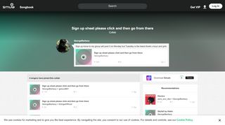 
                            1. Sing Freestyle - Sign up sheet please click and then go from ... - Smule