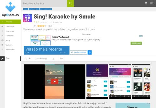 
                            4. Sing! Karaoke by Smule 6.1.7 para Android - Download em Português