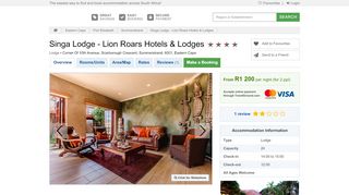 
                            11. Singa Lodge - Lion Roars Hotels & Lodges - TravelGround.com