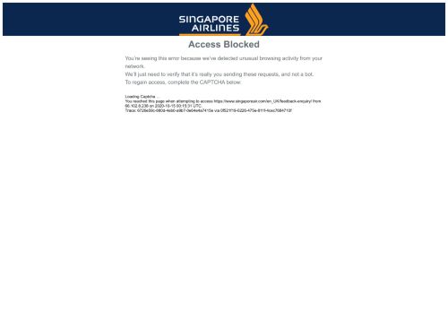 
                            10. Singapore Airlines-Feedback