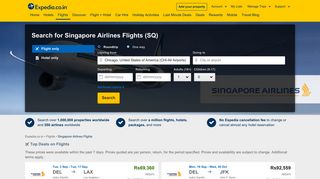 
                            9. Singapore Airlines Flights (SQ) - Singapore Airlines Ticket Booking ...