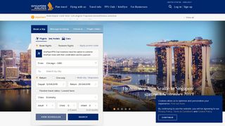 
                            7. Singapore Airlines Official Website | Book International Flight Tickets