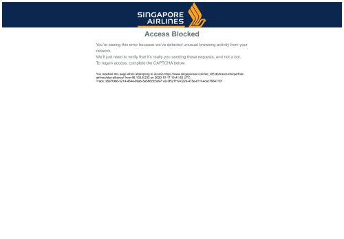 
                            10. Singapore Airlines - Star Alliance