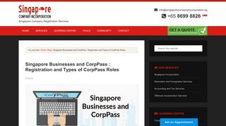 
                            9. Singapore Businesses and CorpPass Registration