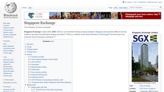 
                            7. Singapore Exchange - Wikipedia