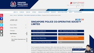 
                            3. Singapore Police Co-operative Society Limited - Singapore Police Force