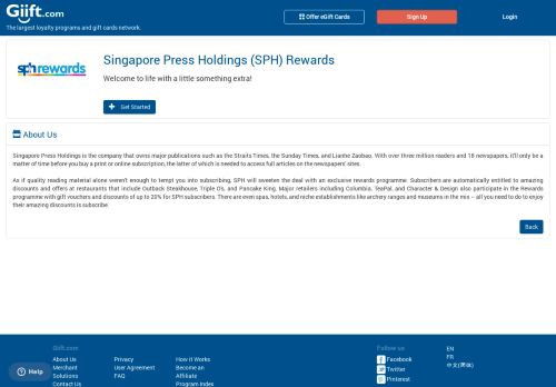 
                            11. Singapore Press Holdings (SPH) Rewards SG more about - Giift.com