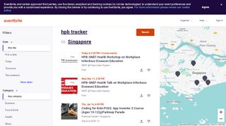 
                            11. Singapore, Singapore Hpb Tracker Events | Eventbrite
