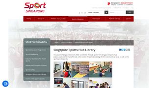 
                            2. Singapore Sports Hub Library - Sports Education - Sport Singapore