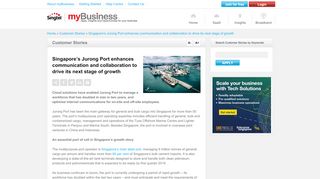 
                            8. Singapore's Jurong Port enhances communication and collaboration ...