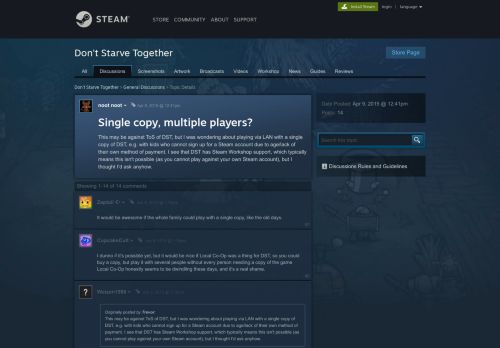 
                            7. Single copy, multiple players? :: Don't Starve Together General ...
