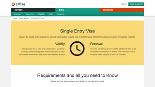 
                            3. Single Entry - evisa.go.ke | Republic of Kenya Electronic Visa System