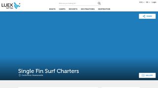 
                            8. Single Fin Surf Charters at the Guanacaste coast of Costa Rica | LUEX