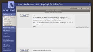 
                            9. Single Login For Multiple Sites - PHP - Web development ...