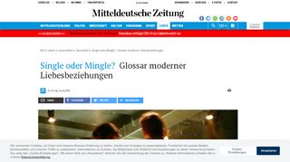 
                            13. Single oder Mingle? : Glossar moderner Liebesbeziehungen | MZ.de