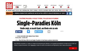 
                            11. Single-Paradies Köln: Schöne Frauen, coole Typen, tolles Nachtleben ...