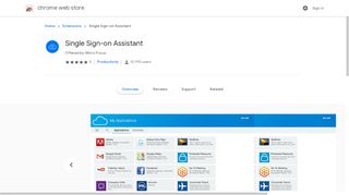 
                            11. Single Sign-on Assistant - Google Chrome