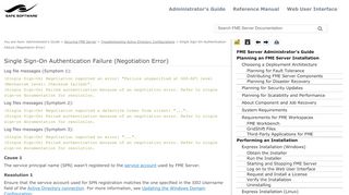 
                            5. Single Sign-On Authentication Failure (Negotiation Error)