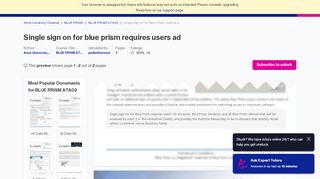 
                            11. Single sign on for Blue Prism requires users AD accounts Blue ...