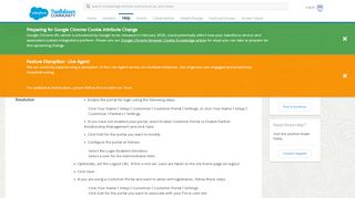 
                            9. Single Sign-On for Customer Portal Users - Salesforce Help