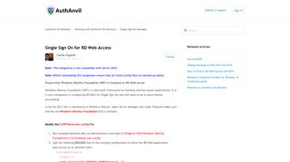 
                            11. Single Sign On for RD Web Access – AuthAnvil On-Demand