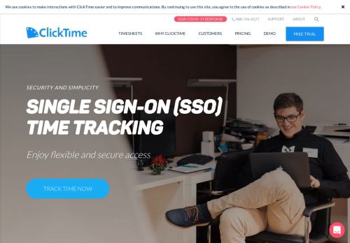 
                            5. Single Sign-On for Timesheets | SSO Time Tracking | ClickTime