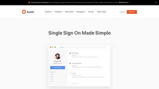 
                            3. Single Sign On: Log in. Just Once - Auth0