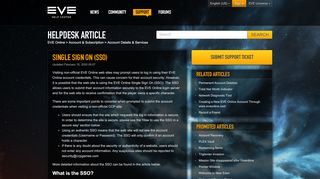 
                            8. Single Sign On (SSO) – EVE Online