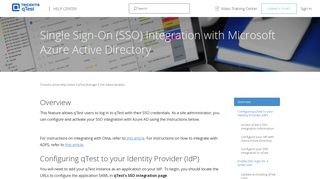 
                            12. Single Sign-On (SSO) Integration with Microsoft Azure Active Directory ...