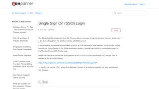 
                            13. Single Sign On (SSO) Login – Zen Planner Support