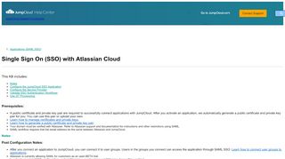 
                            11. Single Sign On (SSO) with Atlassian Cloud - JumpCloud