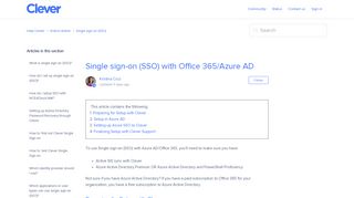 
                            11. Single sign-on (SSO) with Office 365/Azure AD – Help Center