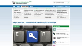 
                            10. Single Sign-on: Tipps beim Einsatz der Login-Technologie