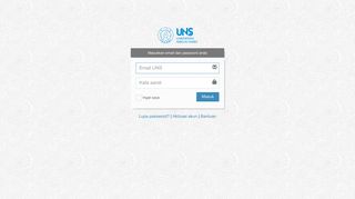 
                            2. Single Sign On Universitas Sebelas Maret - Login - SSO UNS