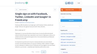 
                            12. Single sign on with Facebook, Twitter, LinkedIn and Google+ in ...