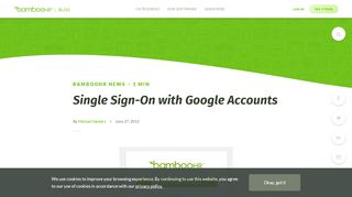 
                            1. Single Sign-On with Google Accounts - BambooHR Blog