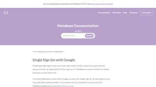 
                            13. Single Sign On with Google - Metabase