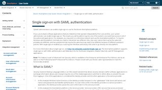 
                            9. Single sign-on with SAML authentication - Boomi ...