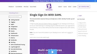 
                            7. Single Sign On With SAML - Datadog Docs