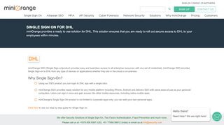 
                            12. Single Sign On(SSO) solution for DHL - miniOrange