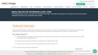 
                            7. Single Sign On(SSO) solution for Textbroker Client login - miniOrange