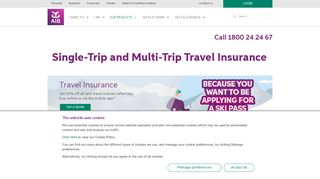 
                            11. Single Trip and Annual Multi Trip Travel Insurance | AIB