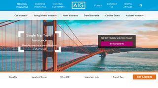 
                            4. Single Trip Travel Insurance | AIG Insurance Ireland